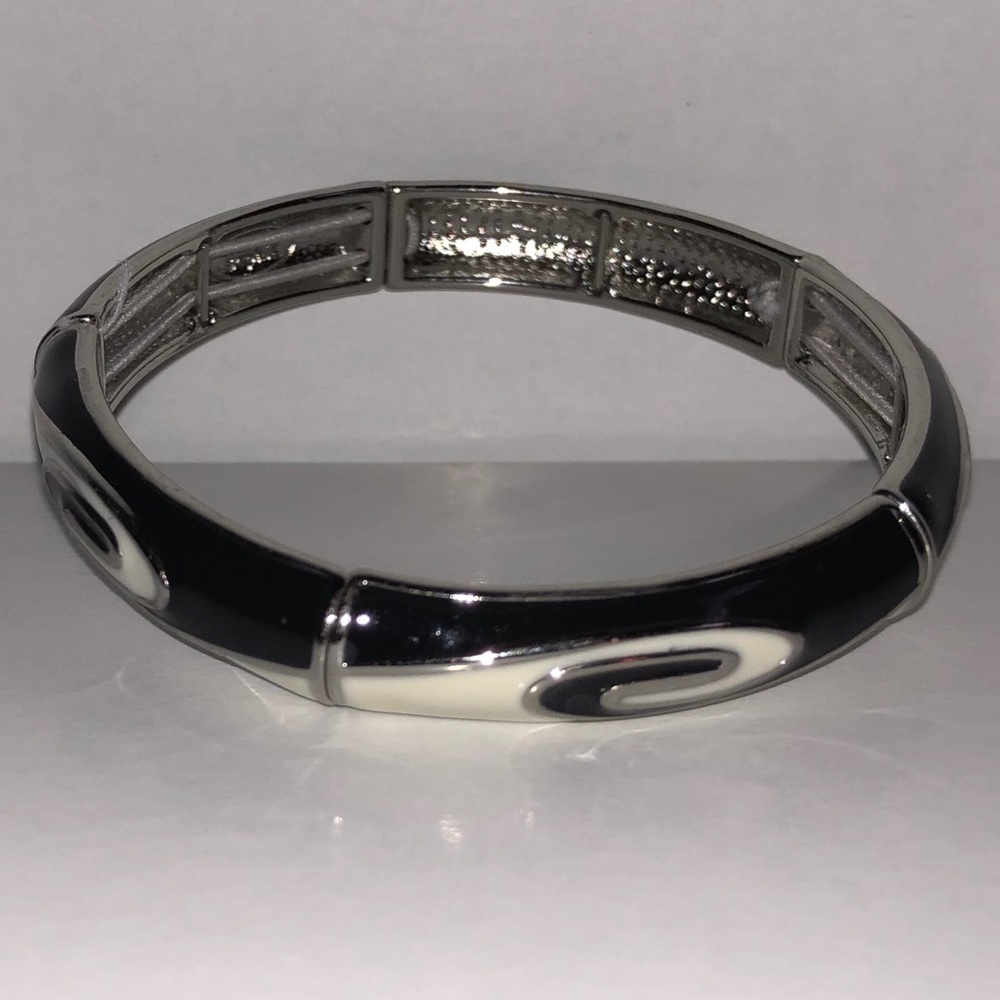 Lia Sophia Yin Yang Stretch Bracelet NWOT - Picture 4 of 8